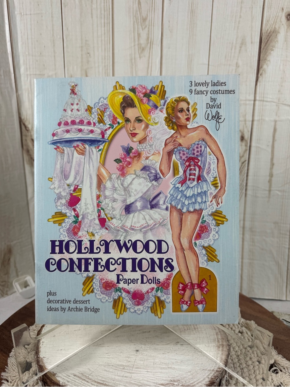 Hollywood Confections Paper Dolls - Blue Artwork